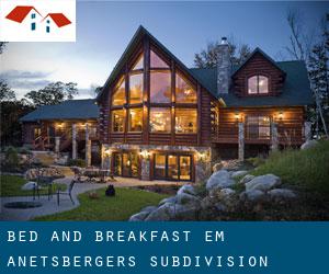 Bed and Breakfast em Anetsberger's Subdivision